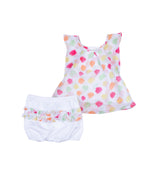 Trendy colorful baby girl dress by Pompelo